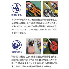 画像5: WD-40 潤滑油 潤滑剤 錆止め サビどめ スプレー DIY 車 自転車 工具 金属マルチユースプロダクト 超浸透性防錆剤 200mL (5)