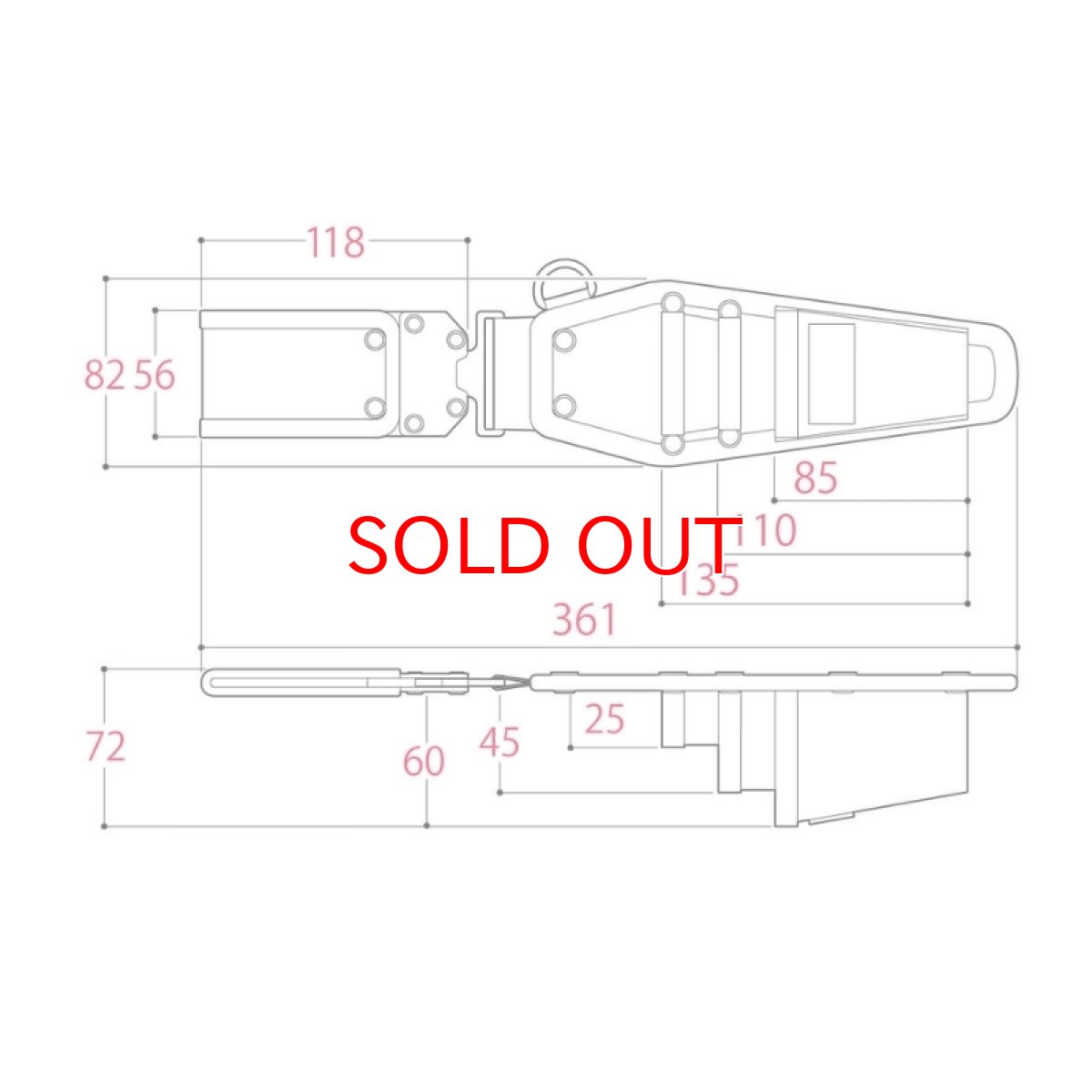 画像2: ロックス ツノダ（TSUNODA） 腰袋 腰道具 ワンタッチで外す・組み替える LOCX 着脱式 3段 バックル付き LX-CP3B (2)