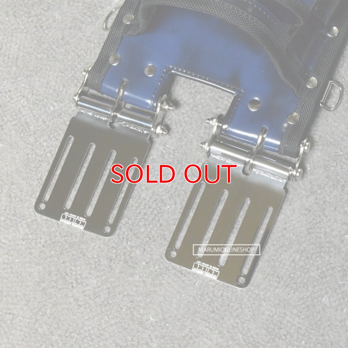 画像5: KNICKS ニックス ADV201TB BL + SUS15L + N-1 フルセット品 ブルー BL ガラス革 アドバンレザー 腰袋 腰道具 (5)