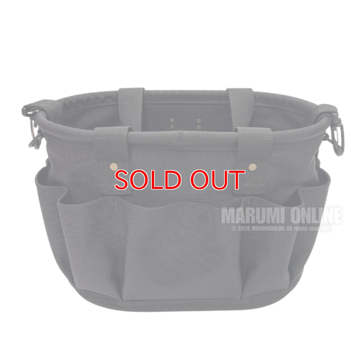 画像5: ニックス KNICKS BA-360 腰道具 コーデュラ バリスティック 楕円形 バッカン 工具箱 工具袋 CORDURA BALLISTIC (5)