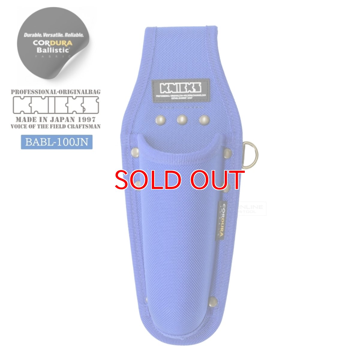 画像1: ニックス 腰道具 KNICKS BABL-100JN EVA コーデュラ バリスティック生地 ペン型ドライバー ホルダー 工具差し 工具ホルダー DIY (1)
