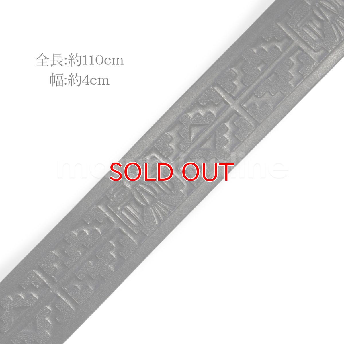 画像5: 栃木レザー ベルト メンズ ビジネス 本革 40mm幅 牛革 黒色 茶色 国産 日本製 柄あり カジュアル ネイティブ柄 (5)