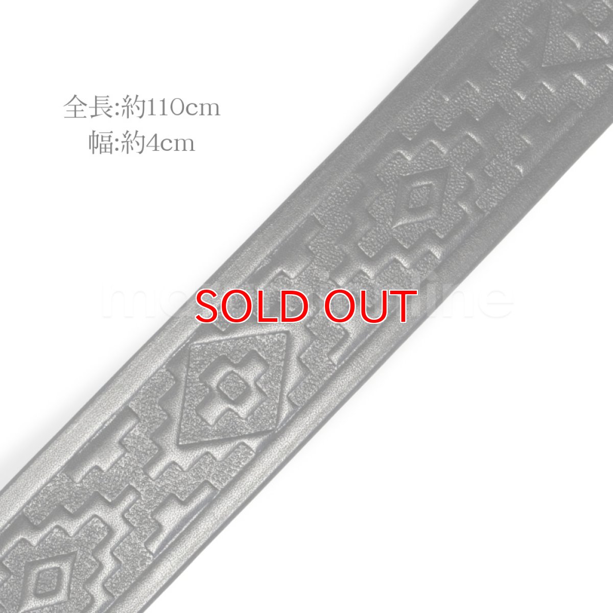 画像5: 栃木レザー ベルト メンズ ビジネス 本革 40mm幅 牛革 黒色 茶色 国産 日本製 柄あり カジュアル ネイティブ柄 (5)