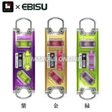 画像3: 鳶レベルプロ 限定色 水平器 レベル エビス bolaco トビレベルプロ 160mm 工事 仕事 紫 緑 金 BE-TBP (3)