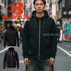 画像1: BURTLE バートル 2025 秋冬新作 パーカー ダンボールニット 保温 DIY 作業 かっこいい おしゃれ エアーテックジップフーディ 4110 (1)