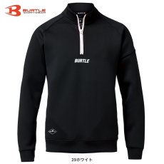 画像4: BURTLE バートル 2025 秋冬新作 ダンボールニット 保温 DIY 作業 かっこいい おしゃれ エアーテックハーフジップ 4111 (4)