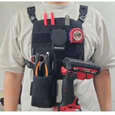 画像2: DURAWORK デュラワーク チェストパネル FIDLOCK Dura102(FID) BLK/BRW CORDURA コーデユラ クイックリリースバックル (2)