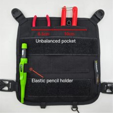 画像3: DURAWORK デュラワーク チェストパネル FIDLOCK Dura102(FID) BLK/BRW CORDURA コーデユラ クイックリリースバックル (3)