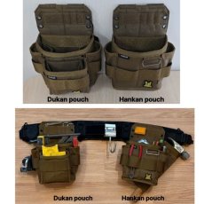 画像4: デュラワーク durawork コーデュラ CORDURA ハンカンポーチ HANKAN 収納力抜群 腰袋 ブラック ブラウン 202 (4)