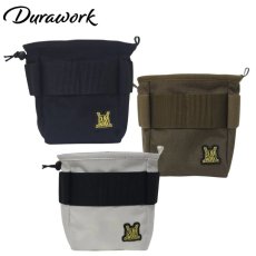画像1: デュラワーク durawork コーデュラ CORDURA ビッグマウスポーチ 背面クリップ 203 (1)