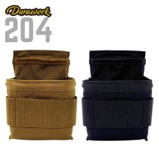 画像1: DURAWORK デュラワーク テープメジャーポーチ Dura204 BLK/BRW 腰袋 ツールポーチ (1)