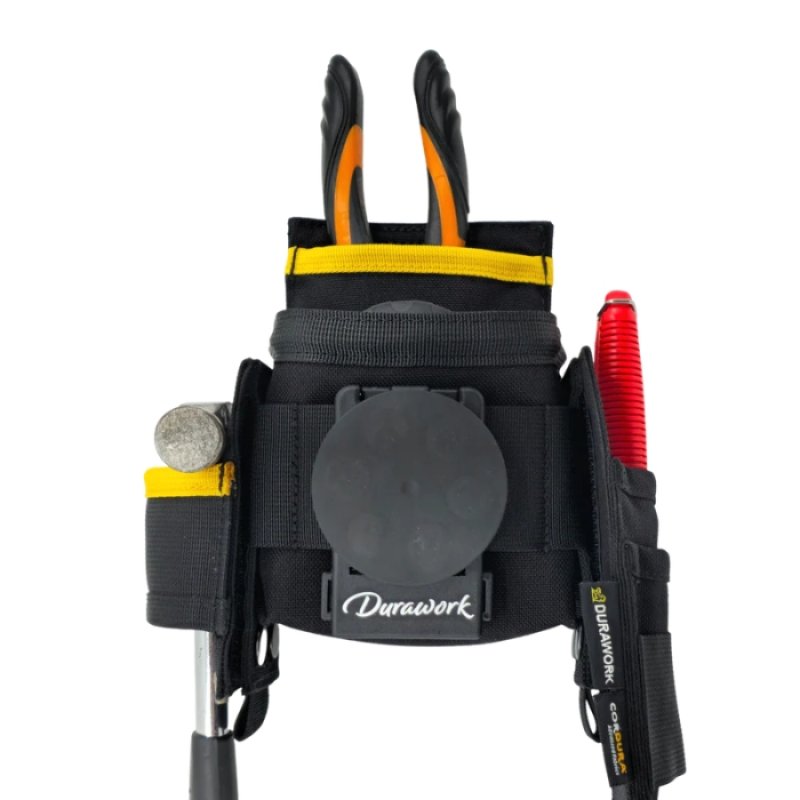 DURAWORK デュラワーク テープメジャーポーチ Dura204 BLK/BRW 腰袋