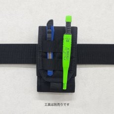 画像3: デュラワーク durawork コーデュラ CORDURA スマホポーチ 小型ポーチ モバイルポーチ (S) 黒 ブラウン BLK BRW 401 (3)