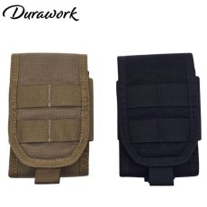 画像1: デュラワーク durawork コーデュラ CORDURA スマホポーチ 小型ポーチ モバイルポーチ (S) 黒 ブラウン BLK BRW 401 (1)