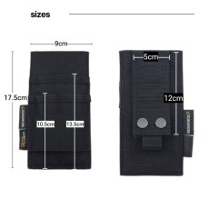 画像5: DURAWORK デュラワーク ポケットポーチ Dura403 BLK/BRW 腰袋 ツールポーチ (5)