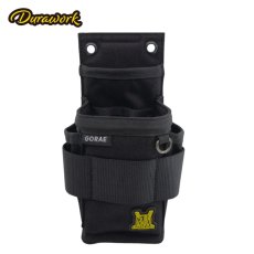 画像2: DURAWORK デュラワーク ゴラエポーチ Dura407 BLK/BRW 腰袋 ツールポーチ (2)