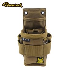 画像3: DURAWORK デュラワーク ゴラエポーチ Dura407 BLK/BRW 腰袋 ツールポーチ (3)