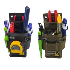 画像4: DURAWORK デュラワーク ゴラエポーチ Dura407 BLK/BRW 腰袋 ツールポーチ (4)