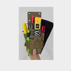 画像3: デュラワーク durawork コーデュラ CORDURA シャークポーチ SANG-O ブラック ブラウン 410 (3)
