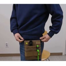 画像5: デュラワーク durawork コーデュラ CORDURA アップルツリーポーチ APPLE TREE ブラック ブラウン 411ブラック (5)