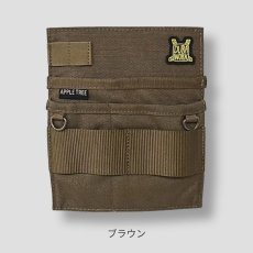 画像3: デュラワーク durawork コーデュラ CORDURA アップルツリーポーチ APPLE TREE ブラック ブラウン 411ブラック (3)