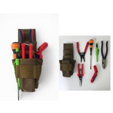 画像3: デュラワーク durawork コーデュラ CORDURA ベイビーシャークポーチ Baby SANG-O ブラック ブラウン 412 (3)