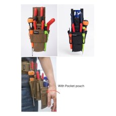 画像2: デュラワーク durawork コーデュラ CORDURA ベイビーシャークポーチ Baby SANG-O ブラック ブラウン 412 (2)