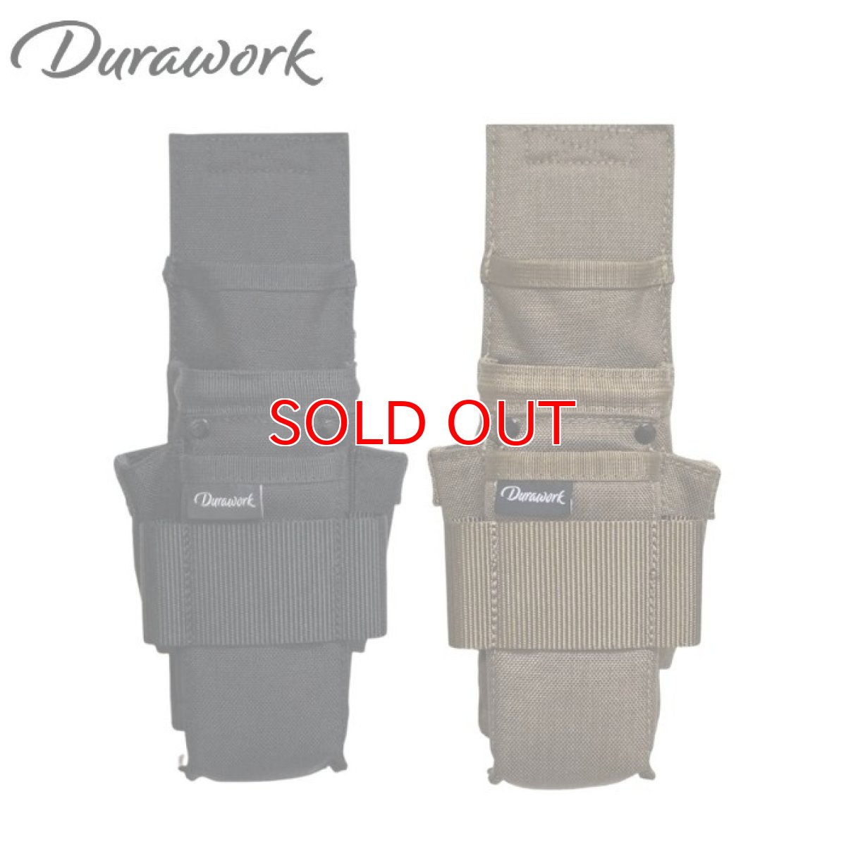 画像1: デュラワーク durawork コーデュラ CORDURA ベイビーシャークポーチ Baby SANG-O ブラック ブラウン 412 (1)