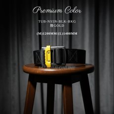 画像4: 安全帯 胴ベルト 墜落制止用器具 工具の吊り下げ 軽量 アルミ製 スライド バックル 藤井電工 ツヨロン 【別注色】 ( L 1400mm ) (4)