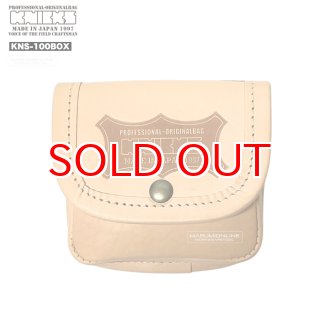 ニックス KNICKS KNS-100BOX ヌメ革小物ポーチ 茶 KNS100BOX