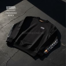 画像4: ユニバーサルオーバーオール プロフェッショナル 作業着 作業服 リフレクター 長袖 トレーナー スウェット 裏起毛  UN25332202 (4)