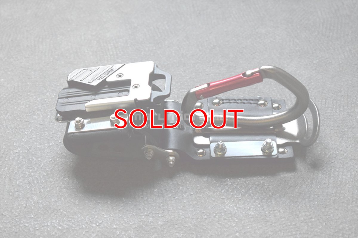 画像4: ニックス KNICKS チェーンタイプ金属セフ カラビナ ホルダーセット 【カラビナの色：ガンメタ×レッド】 (4)