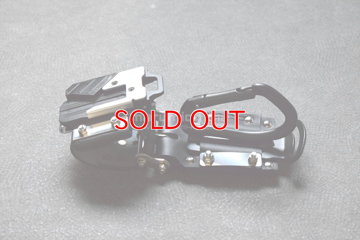 画像4: ニックス KNICKS チェーンタイプ金属セフ カラビナ ホルダーセット 【カラビナの色：艶消しブラック】 (4)