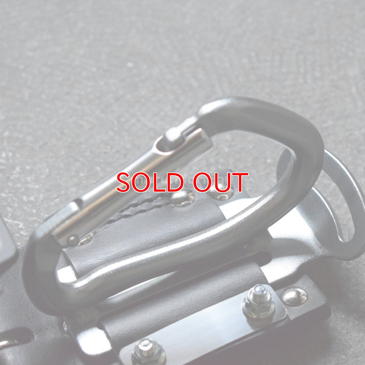 画像5: ニックス KNICKS チェーンタイプ金属セフ カラビナ ホルダーセット 【カラビナの色：グレー×シルバー】 (5)