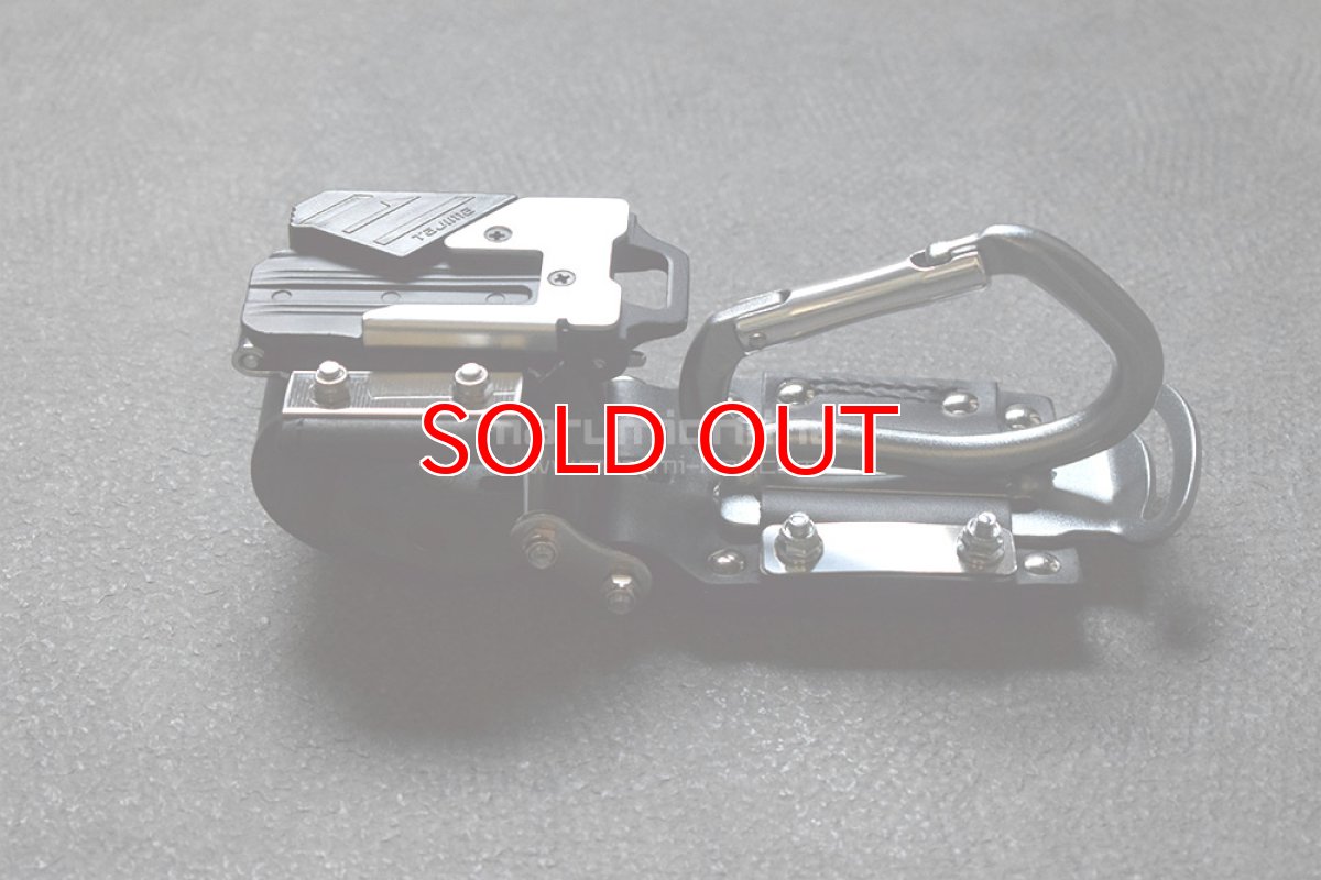 画像4: ニックス KNICKS チェーンタイプ金属セフ カラビナ ホルダーセット 【カラビナの色：グレー×シルバー】 (4)