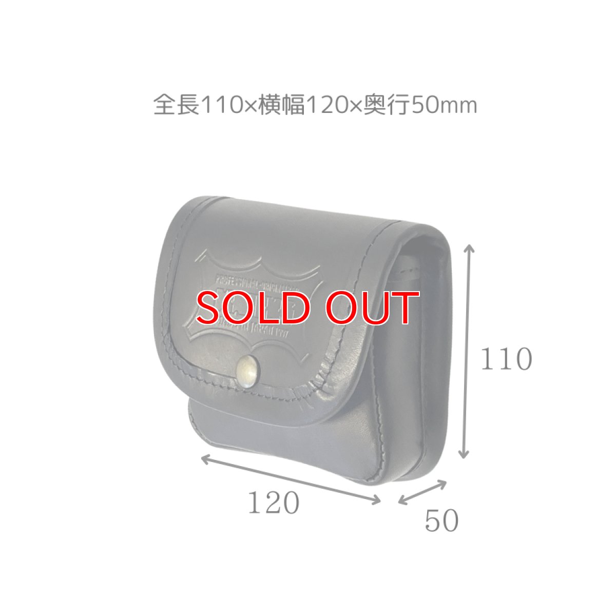 画像2: ニックス KNICKS KBS-100BOX ヌメ革小物ポーチ (2)