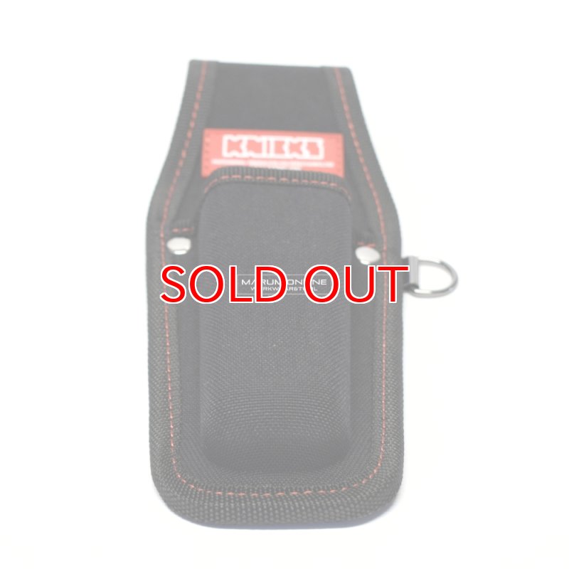 ニックス 腰道具 KNICKS 型押底付カッターホルダー 赤タグ ナイロン KC