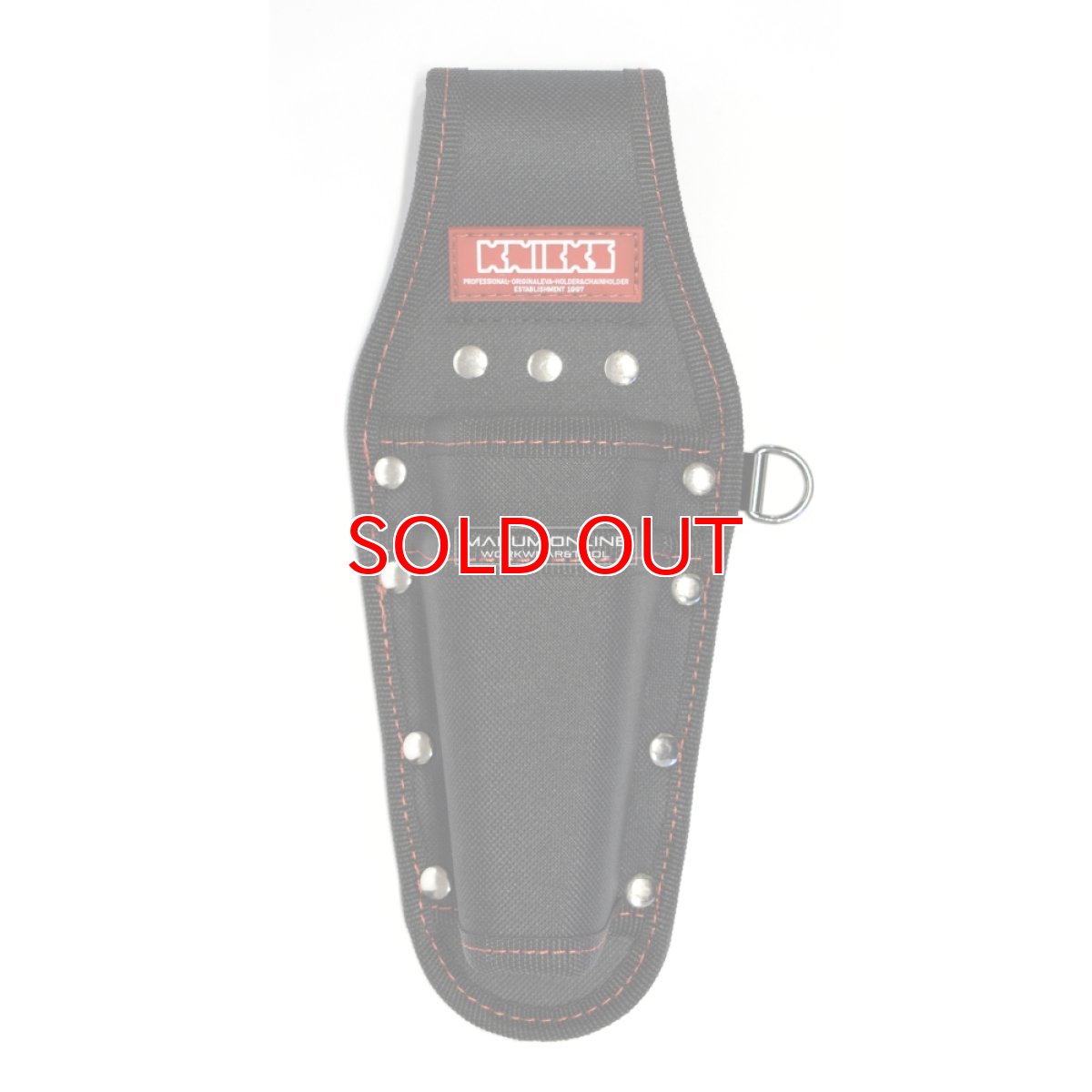 画像2: ニックス 腰道具 KNICKS 型押 2P ペンチホルダー 赤タグ ナイロン KC-201PLN (2)