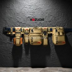 画像2: 道具袋 腰袋 釘袋 ウエストバッグ DIY 日曜大工 コヅチ 腰袋3段 KCP-6 (2)