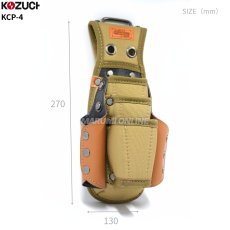 画像3: 道具袋 工具ホルダー 工具差し ツールホルダー DIY 日曜大工 コヅチ ツールケース5丁差し KCP-4 (3)