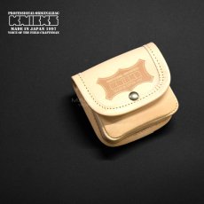 画像1: ニックス KNICKS KNS-100BOX ヌメ革小物ポーチ 茶 (1)