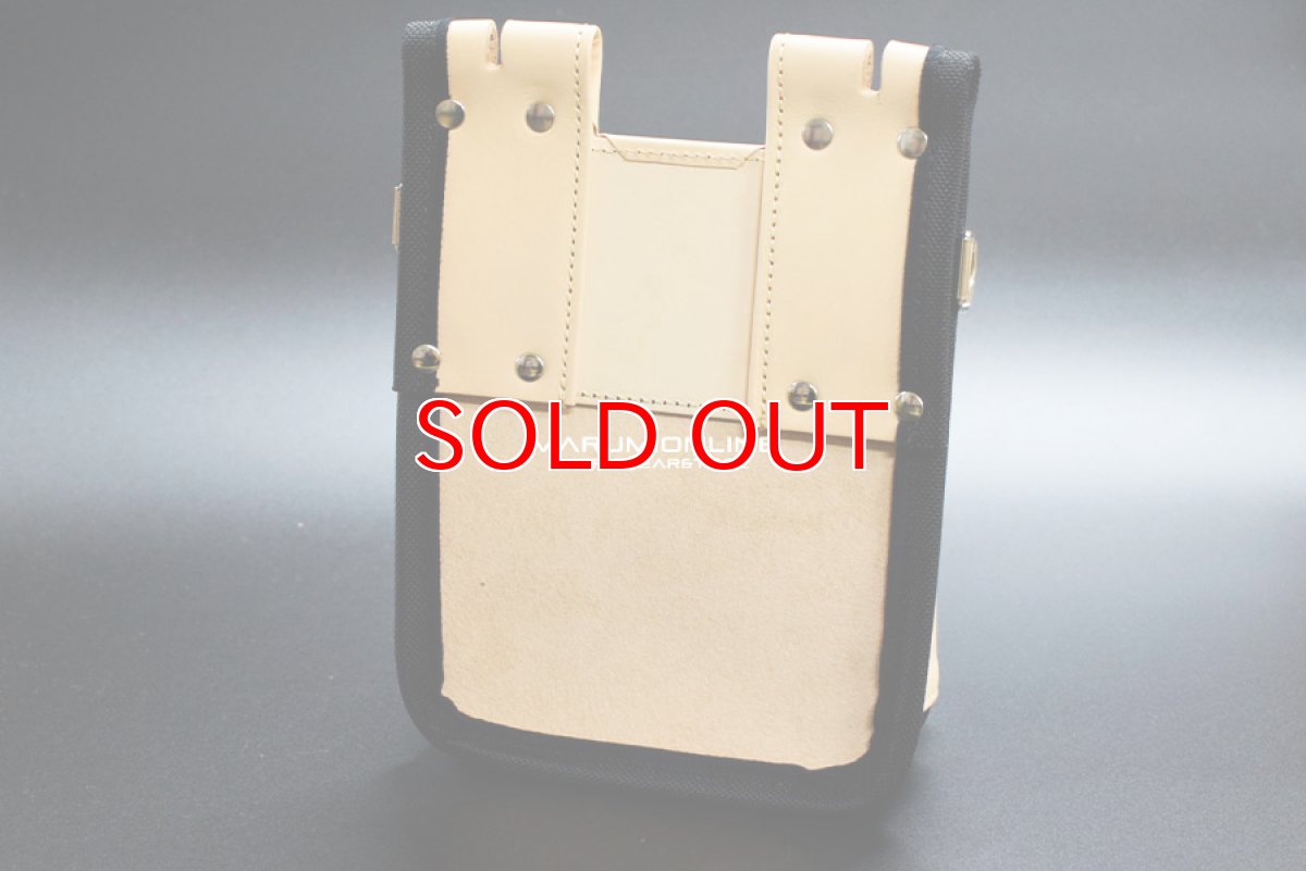 画像6: ニックス KNISCK KNS-201TB 鳶職向仕様ツーウェイタイプヌメ革2段腰袋 底 フチ コーデュラバリスティック補強 (6)