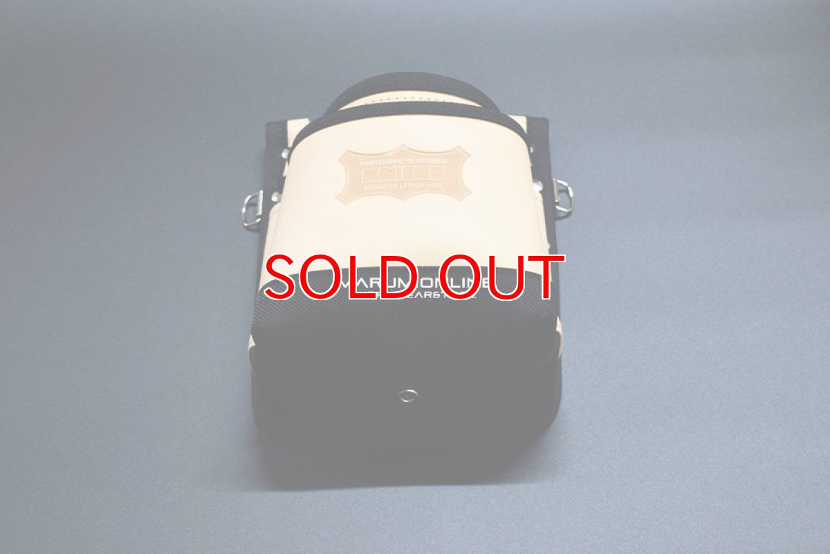 画像5: ニックス KNISCK KNS-201TB 鳶職向仕様ツーウェイタイプヌメ革2段腰袋 底 フチ コーデュラバリスティック補強 (5)