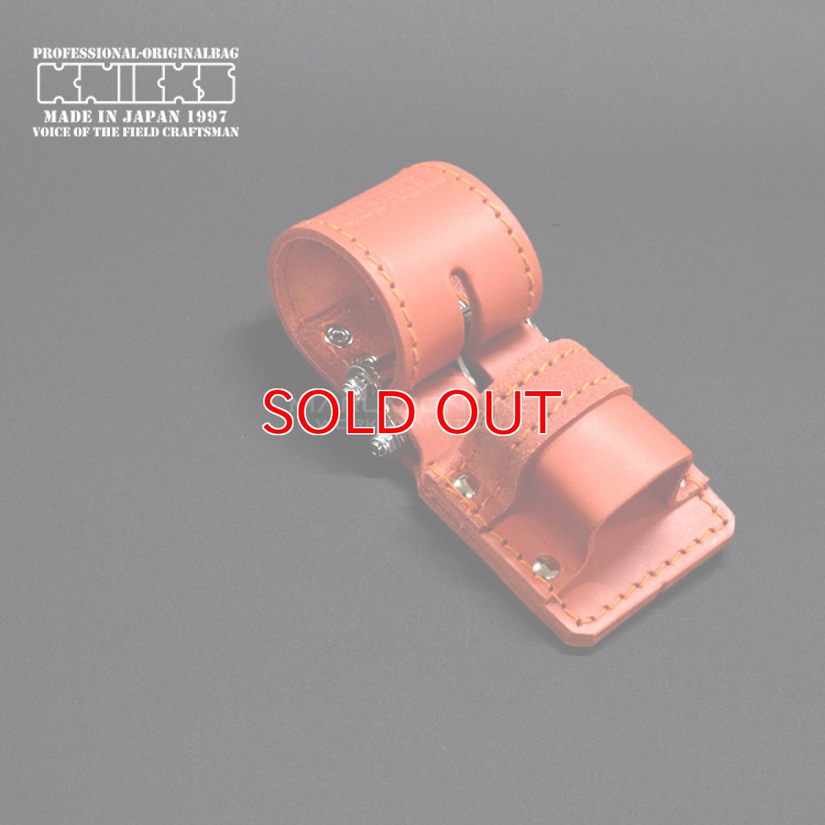 画像2: KNICKS ニックス チェーンタイプ 電工ハンマーホルダー レッド KR-300DHDX (2)