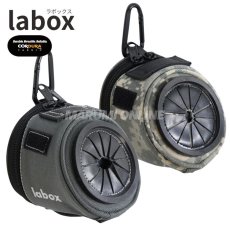 画像1: ラボックス トミデン tomiden LABOX ライトグレー ACUカモ コーデュラ CORDURA 小物 ポーチ 収納 便利 取り出し 電気工事 空調工事 スリーブやCEを収納 (1)