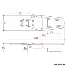 画像2: ロックス ツノダ（TSUNODA） 腰袋 腰道具 ワンタッチで外す・組み替える LOCX 着脱式ドライバー・ペンチ差し 2段 バックル付き LX-SDI2B (2)