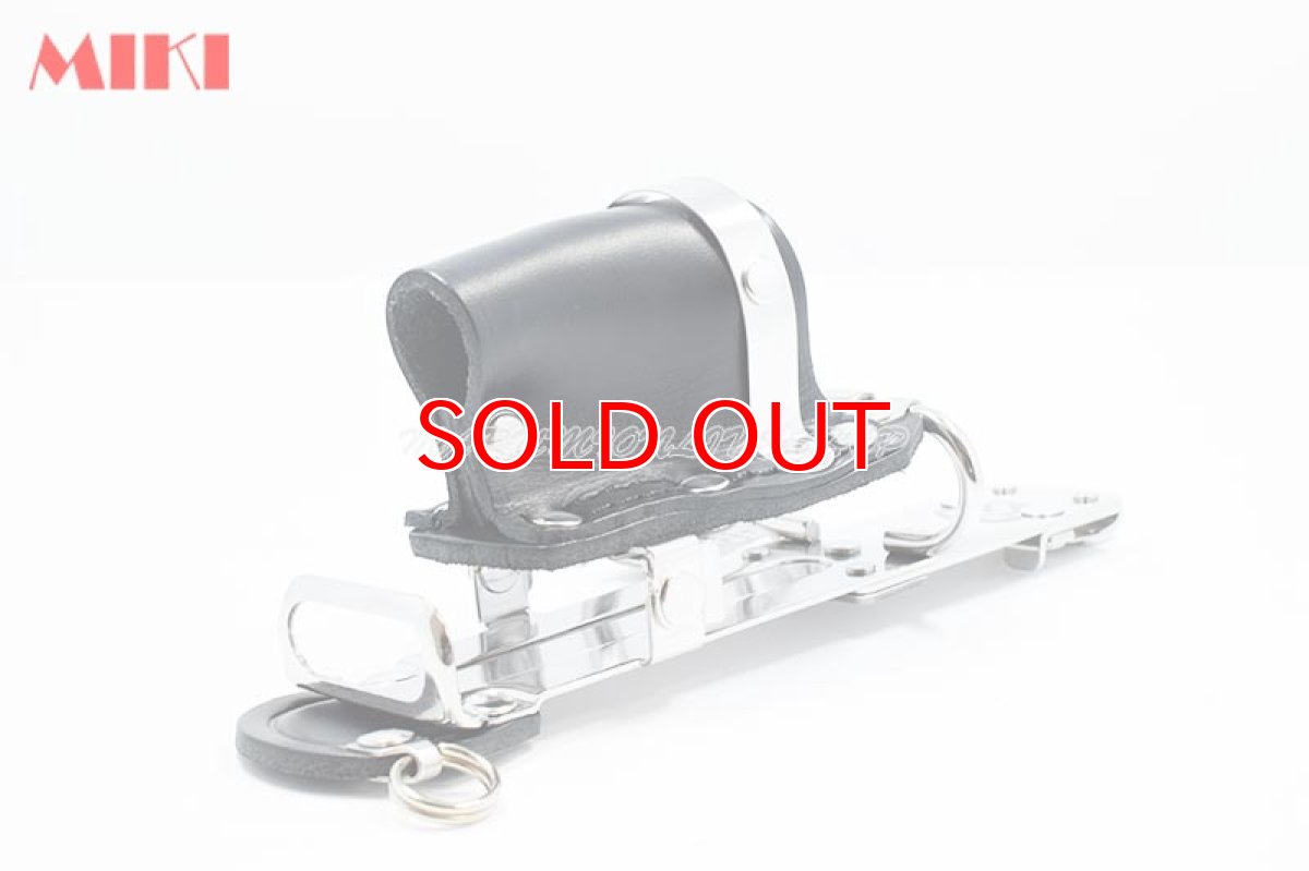 画像3: 【受注生産品(5〜7日営業日後発送)】 MIKI 三貴 ミキ SPH50RD-B ラチェット ミゼットカッター ホルダー カラビナ付き ツールケース 工具ホルダー 革 レザー (3)