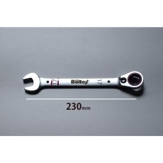 画像4: Boltex ボルテックス SAKURA リバーシブルギアレンチ17mm 72ギア (全長) 230mm (4)