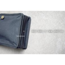画像2: 鳶壱 tobiichi 帆布製腰袋　帆布製 2段腰袋 ネクスト Nxt-01 黒 ブラック 道具袋 工具袋 (2)