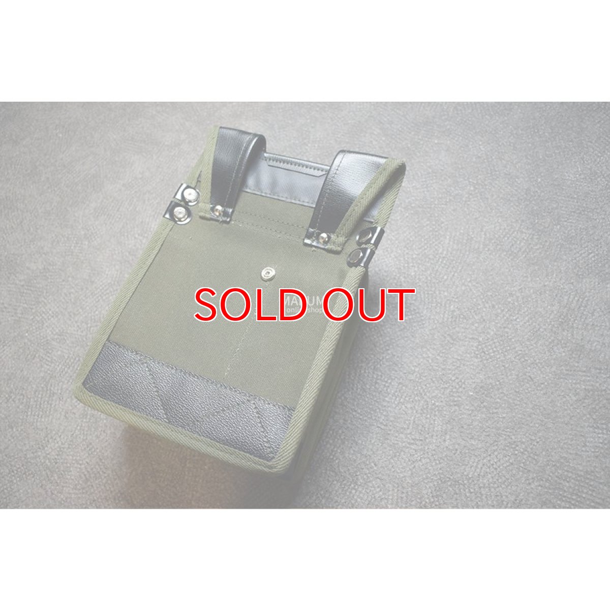 画像5: 鳶壱 tobiichi 帆布製腰袋 帆布製 2段腰袋 ネクスト Nxt-01 OD 国防 道具袋 工具袋 (5)